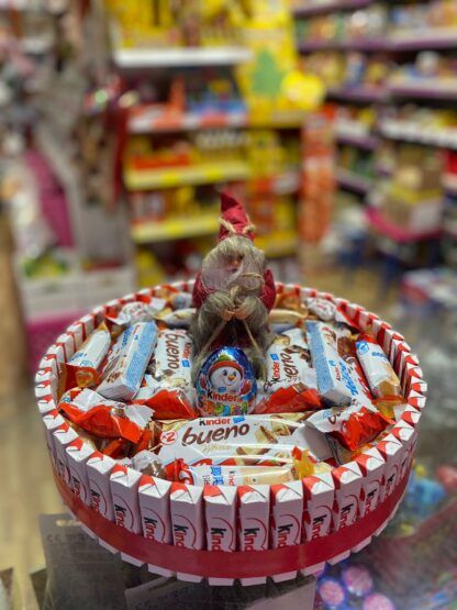 Tarta Kinder Navidad.